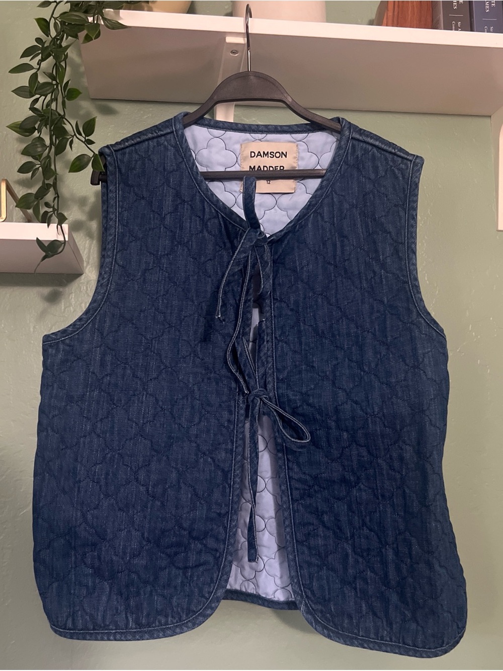 Damson Madder - DENIM TIE TILLY GILET